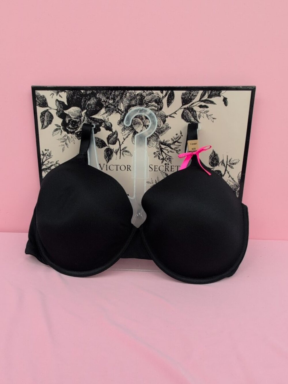 Victoria's Secret PINK Lightly Lined Full Coverage T-Shirt Bra 42D Black
